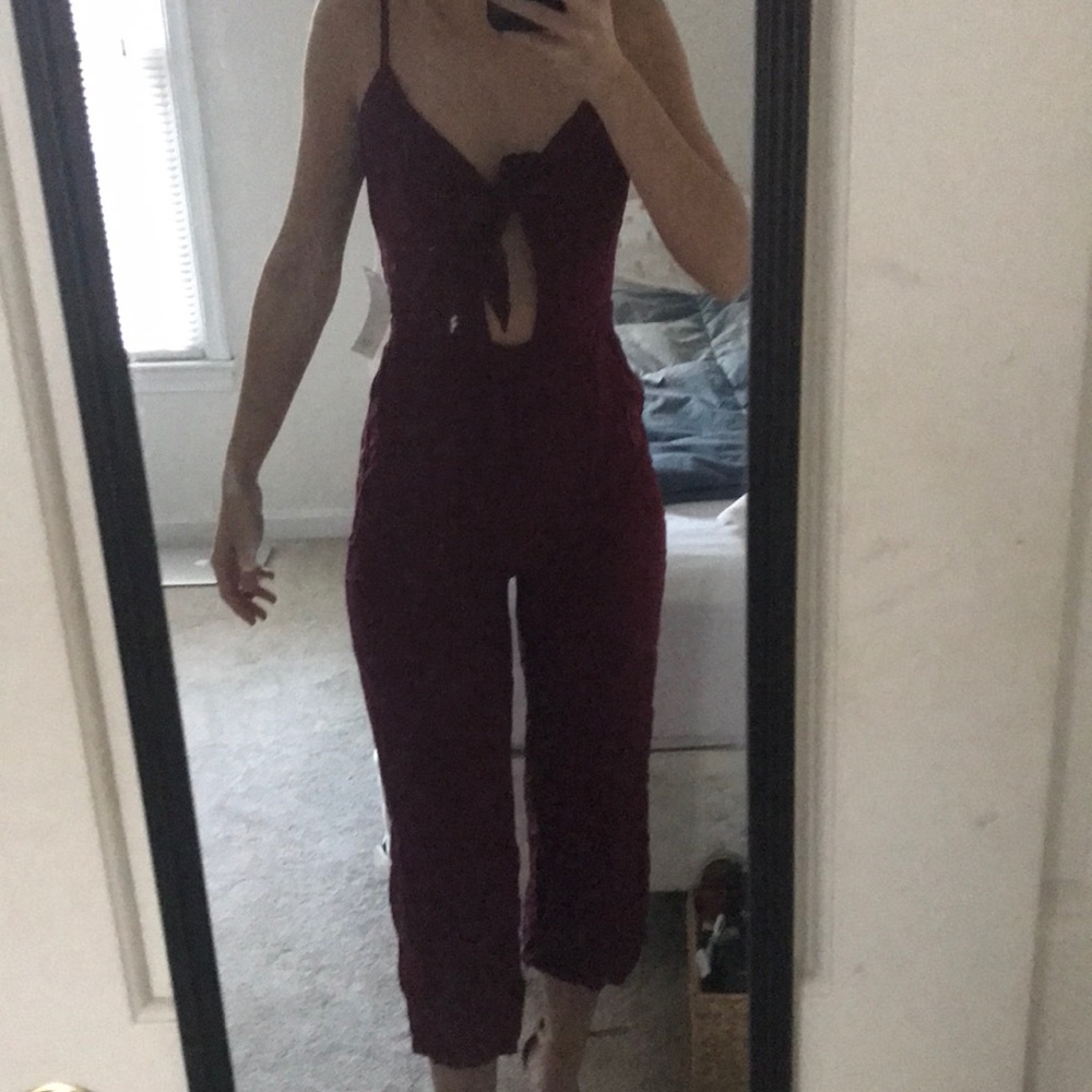 Tobi maroon red Jumpsuit